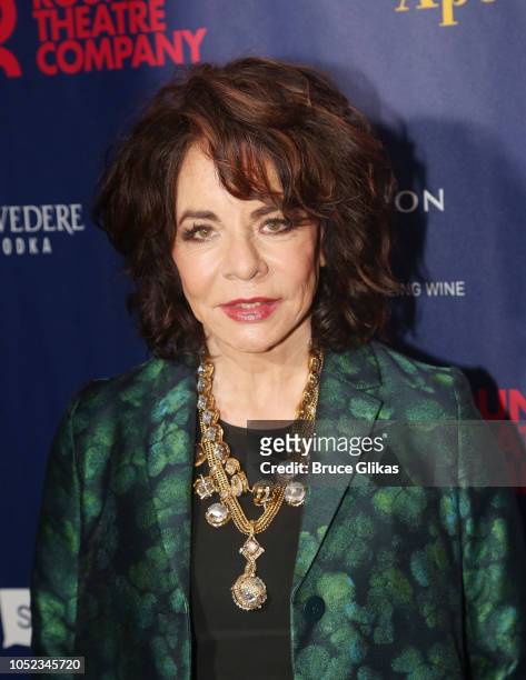 Stockard Channing poses at the opening night after party for the Roundabout Theater Company play "Apologia" at Remi on October 16, 2018 in New York...