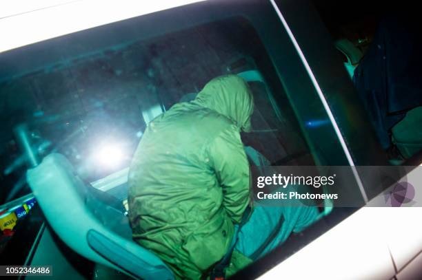 Tongeren, BELGIUM, on October 11, 2018. People involved in the large scale inquiry about fraud, corruption, money laundering and match fixing in...