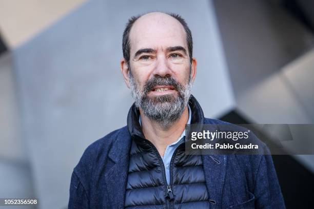 Director Jaime Rosales attends the Petra photocall at Princesa Cinema on October 17, 2018 in Madrid, Spain.