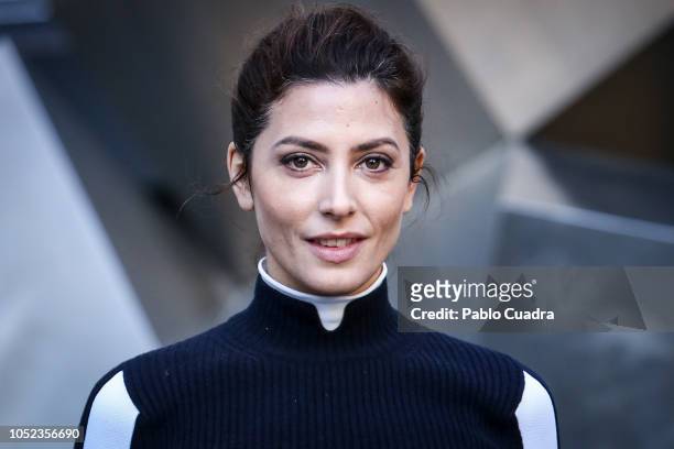 Actress Barbara Lennie attends the Petra photocall at Princesa Cinema on October 17, 2018 in Madrid, Spain.