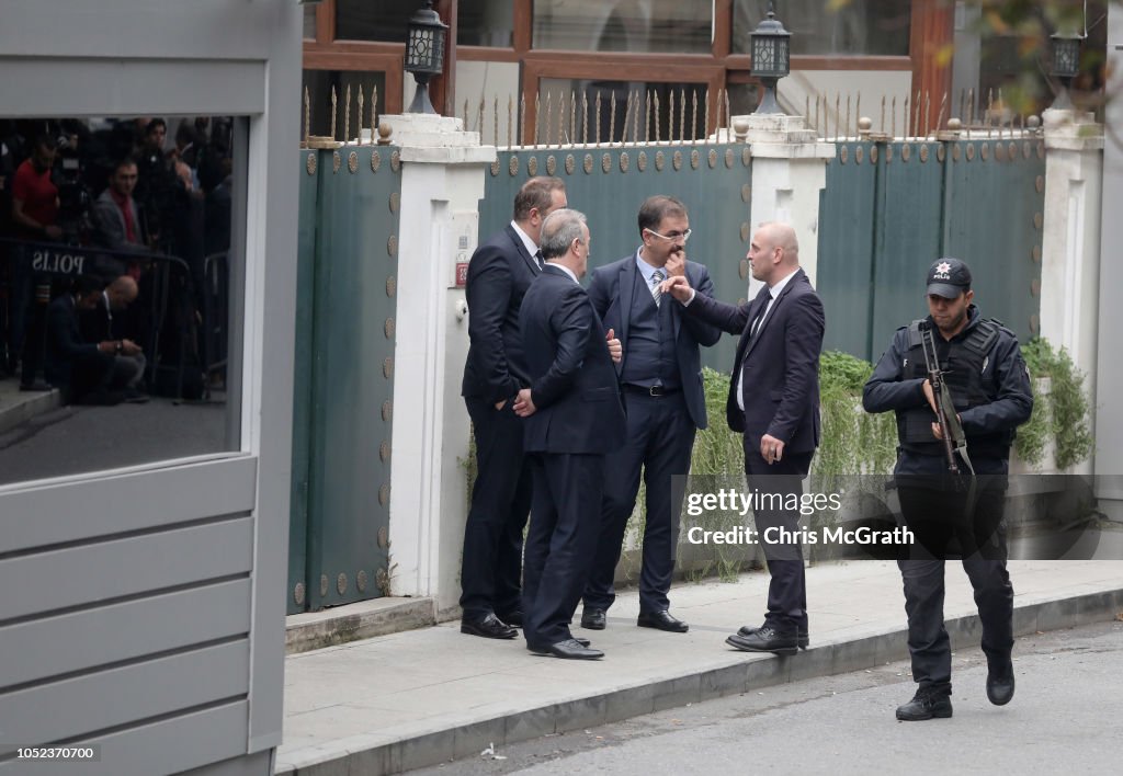 Investigators Search Saudi Consular Buildings