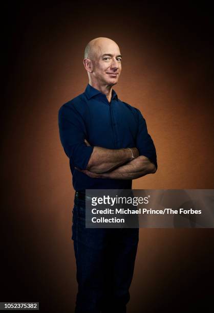 Of Amazon, Jeff Bezos is photographed for Forbes Magazine on July 31, 2018 at his Seattle headquarters in Seattle, Washington. COVER IMAGE. CREDIT...