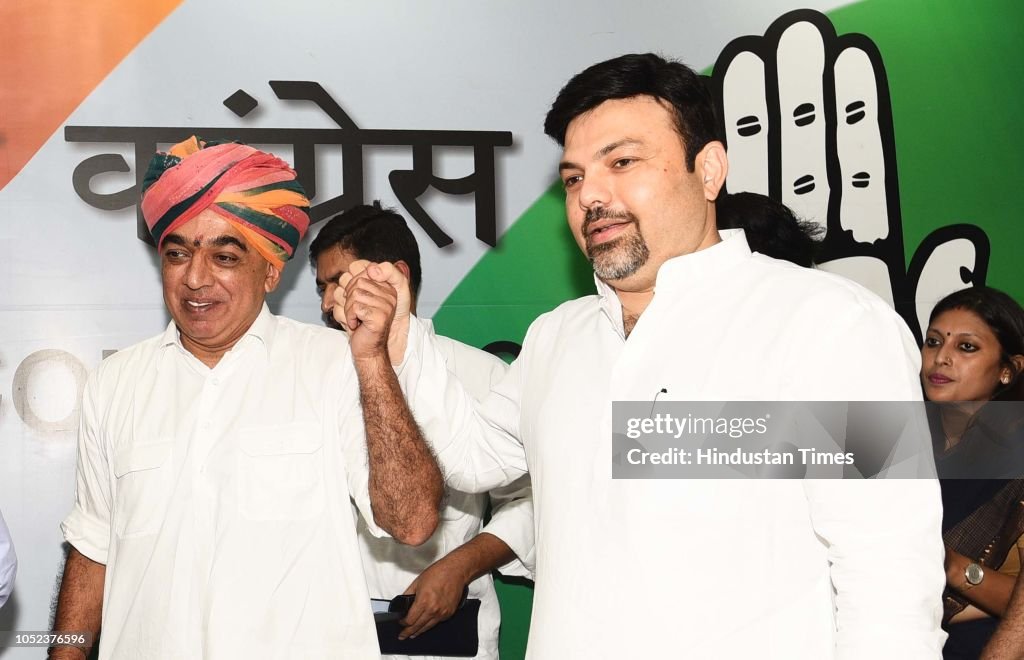 Rajasthan BJP MLA Manvendra Singh Joins Congress Party