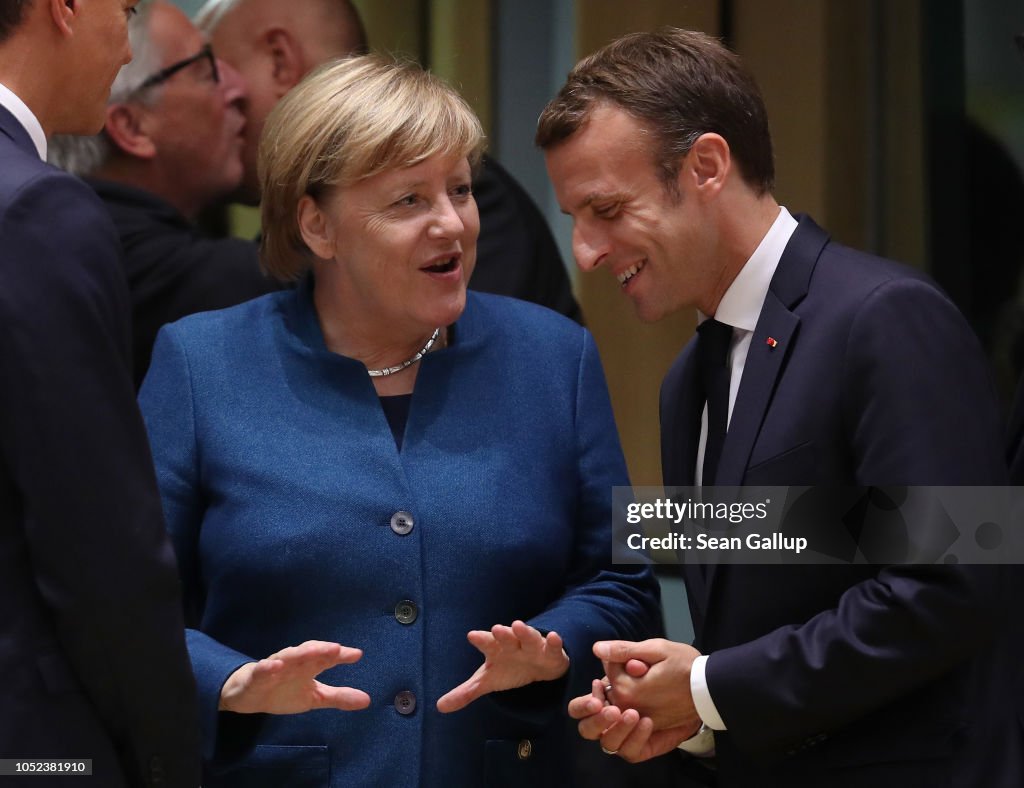 The October Euro Summit Takes Place In Brussels