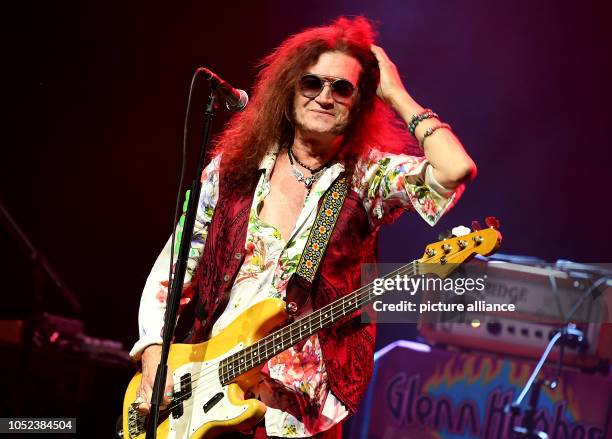 October 2018, Berlin: 17 October 2018, Germany, Berlin: Glenn Hughes, British rock musician, stands on stage in the Admiralspalast. Photo: Britta...