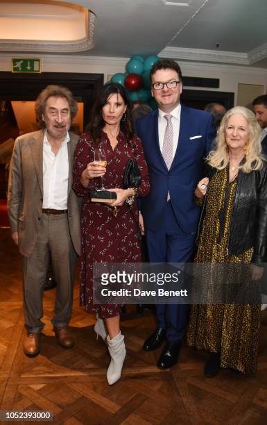 Howard Jacobson, Ronni Ancona, Ewan Venters and Jenny De Yong attend the launch of the "Fortnum & Mason Christmas & Other Winter Feasts" cookbook by...