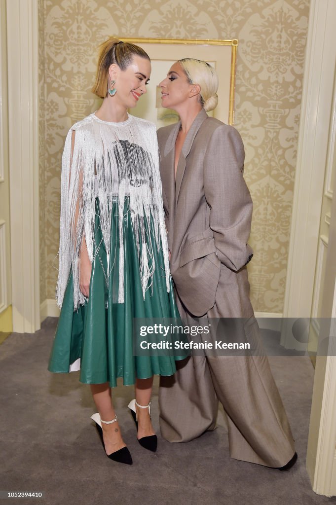 Sarah Paulson and Lady Gaga attend ELLE's 25th Annual Women In... News