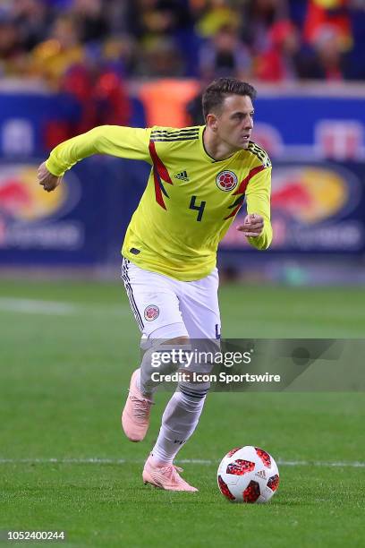 Colombia defender Santiago Arias during the second half of the International Friendly Soccer Game between Colombia and Costa Rica on October 16, 2018...