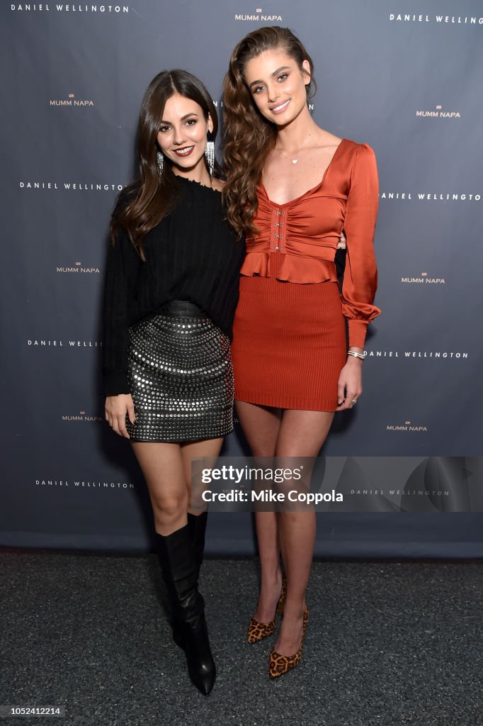 Actor Victoria Justice and model Taylor Hill attend as Daniel... News