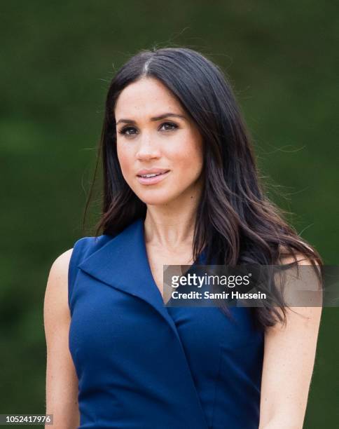 Meghan, Duchess of Sussex attends a Reception hosted by the Honourable Linda Dessau AC, Governor of Victoria and Mr. Anthony Howard QC at Government...