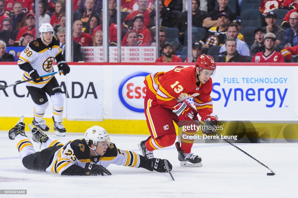 Boston Bruins v Calgary Flames