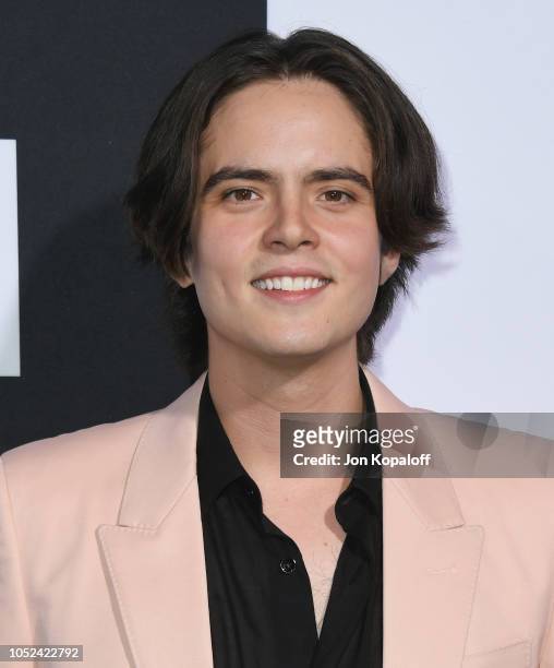 Miles Robbins attends Universal Pictures' "Halloween" Premiere at TCL Chinese Theatre on October 17, 2018 in Hollywood, California.