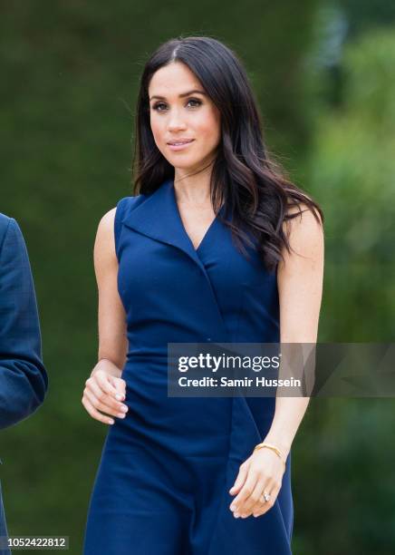 Meghan, Duchess of Sussex attends a Reception hosted by the Honourable Linda Dessau AC, Governor of Victoria and Mr. Anthony Howard QC at Government...