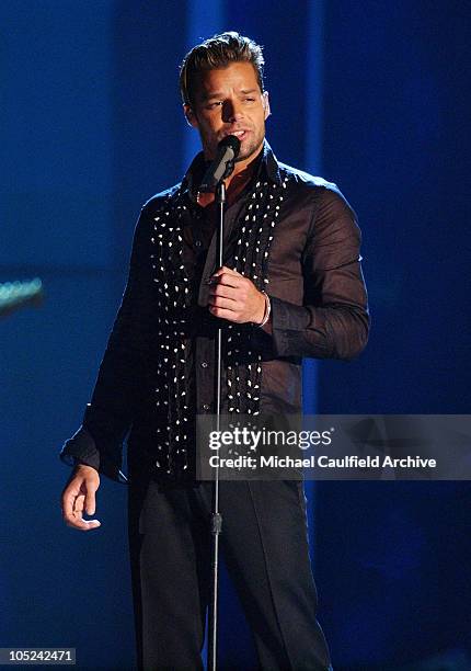 Ricky Martin performs "Asignatura Pendiente" at The 4th Annual Latin GRAMMY Awards.