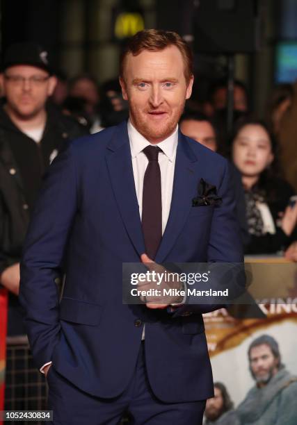 Tony Curran attends the European Premiere of "Outlaw King" & Headline gala during the 62nd BFI London Film Festival on October 17, 2018 in London,...