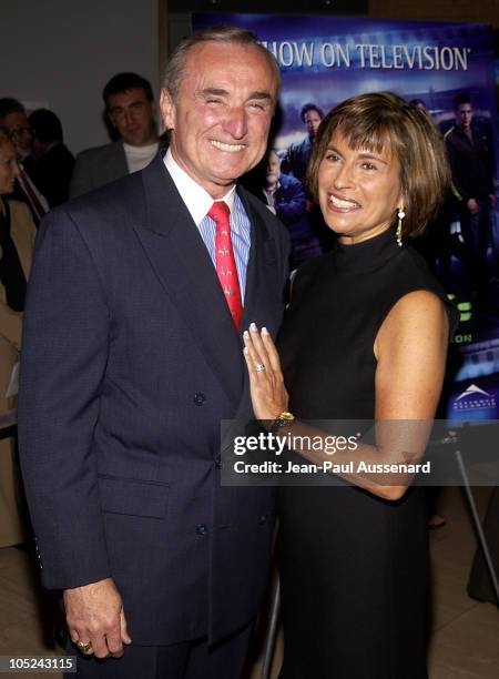 Los Angeles Chief of Police William Bratton and wife