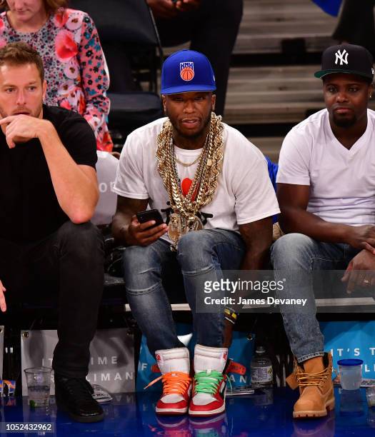 Nate Robinson attends the New York Knicks vs Atlanta Hawks game at Madison Square Garden on October 17, 2018 in New York City.