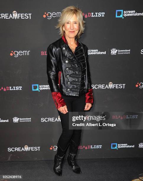 Actress Lin Shaye arrives for Screamfest Closing Night: "Final Wish" held at the TCL Chinese Theatre 6 on October 17, 2018 in Los Angeles, California.