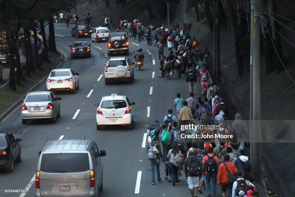 Migrant Caravan Pushes Through Guatemala Towards Mexico