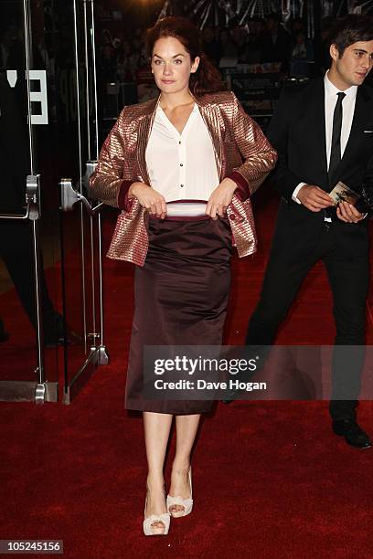 Ruth Wilson attends the premiere of Never Let Me Go held at The Odeon Leicester Square on October 13, 2010 in London, England.