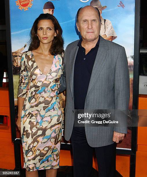 Luciana Pedraza & Robert Duvall during "Secondhand Lions" Premiere at Mann National Theatre in Westwood, California, United States.