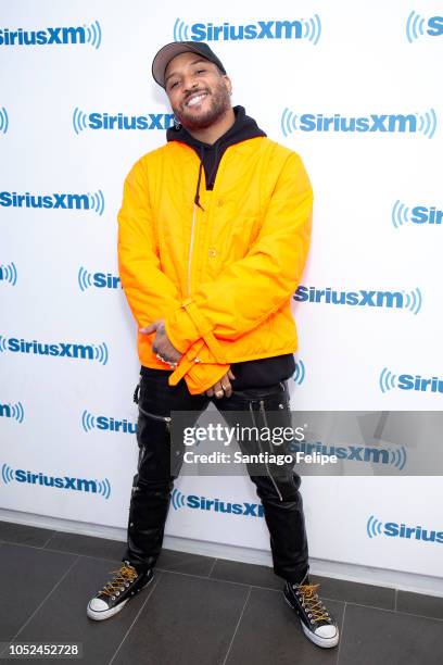 Ro James visits SiriusXM Studios on October 18, 2018 in New York City.