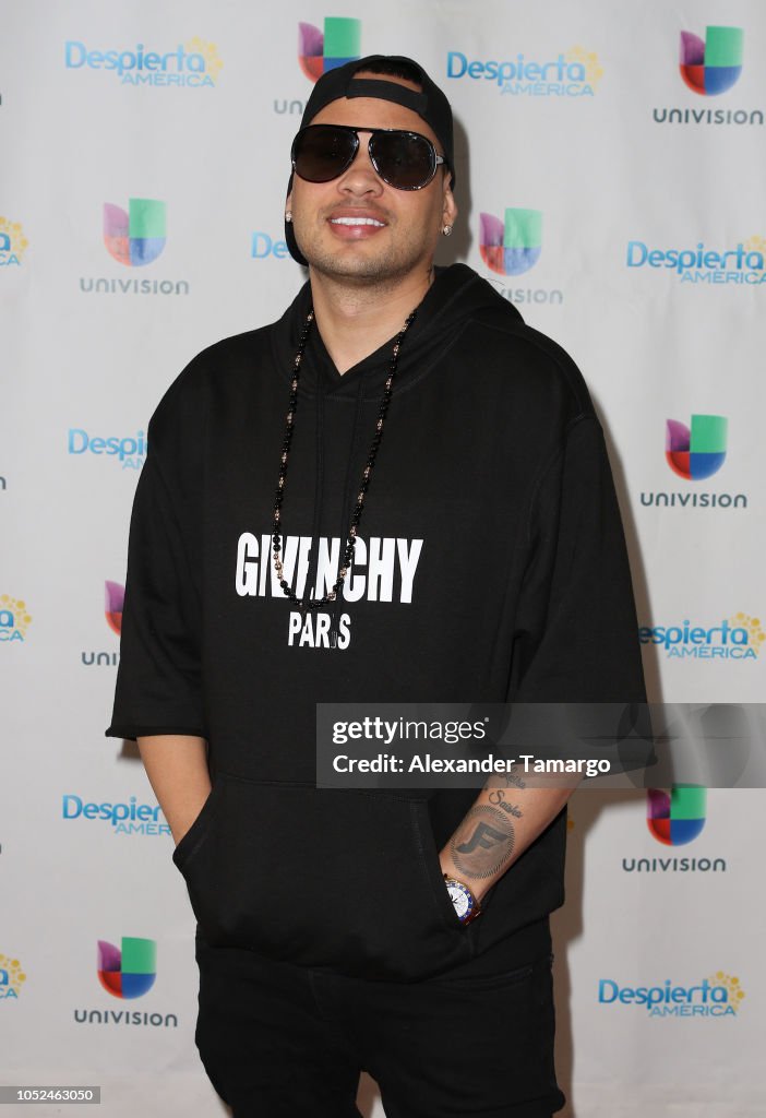 Celebrities Visit Univision's "Despierta America"