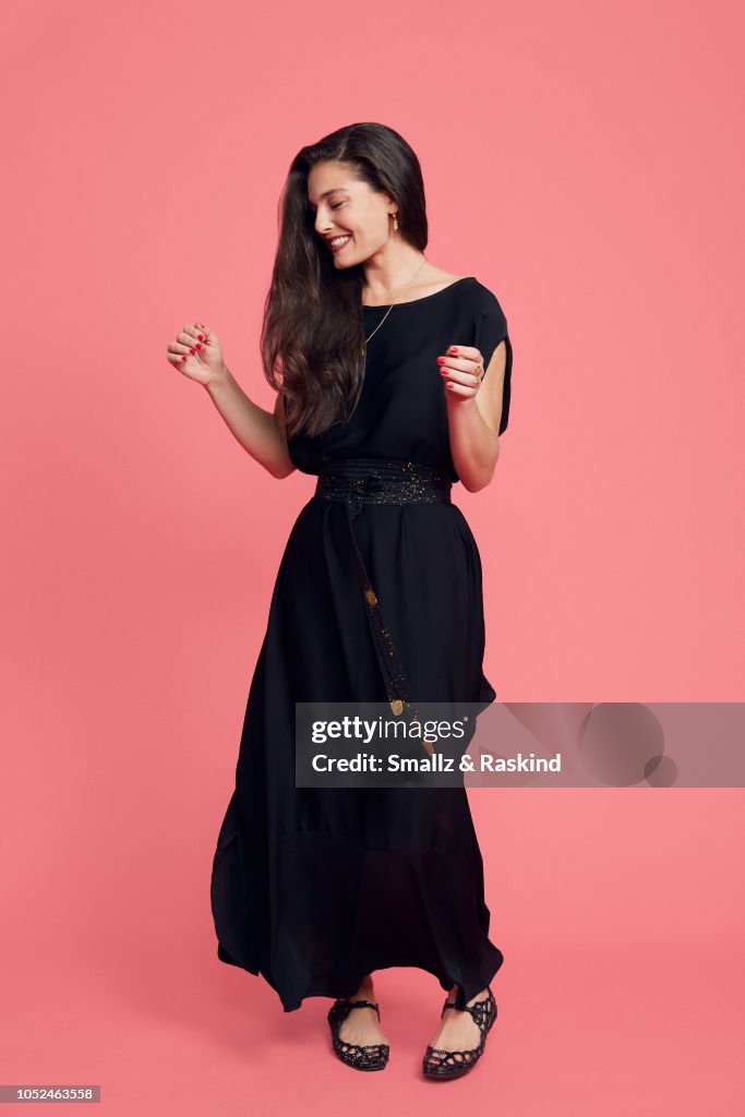 Alexa Davalos from Amazon's 'The Man in the High Castle' pose for a