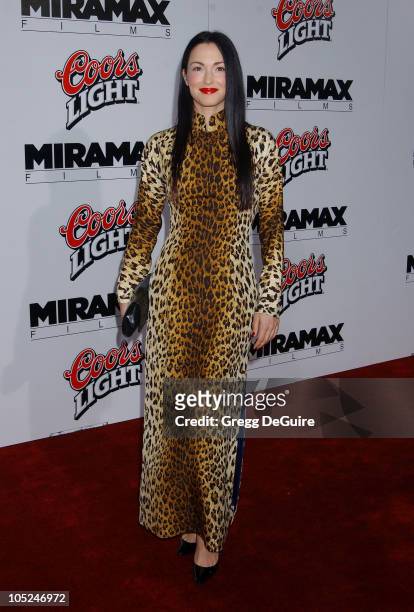 Julie Dreyfus during "Kill Bill Vol. 1" Premiere - Arrivals at Grauman's Chinese Theatre in Hollywood, California, United States.