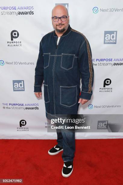 Anthony E. Zuiker attends the 2018 Streamys Purpose Awards at The Jefferson on October 18, 2018 in Los Angeles, California.