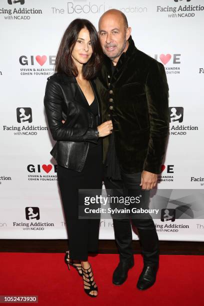 Joyce Varvatos and John Varvatos attend Facing Addiction With NCADD Gala - 2018 at The Rainbow Room on October 8, 2018 in New York City.