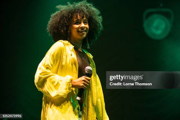 Mina Rose performs at O2 Academy Brixton on October 18, 2018 in London, England.