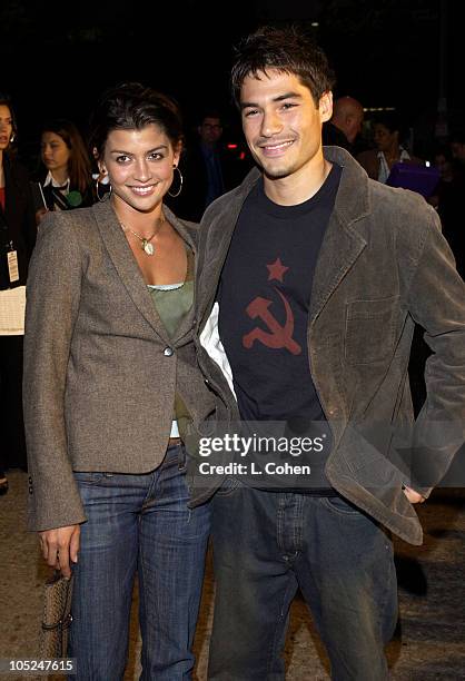 Jaclyn DeSantis and DJ Cotrona during "Veronica Guerin" - Los Angeles Premiere - Red Carpet at The Bruin Theater in Westwood, California, United...