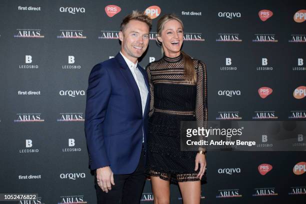 Ronan Keating and Storm Keating attends the Audio and Radio Industry Awards at First Direct Arena Leeds on October 18, 2018 in Leeds, England.