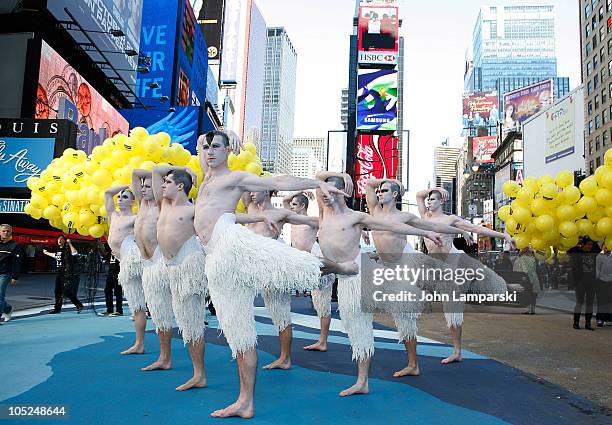 Leading Swan Jonathan Ollivier poses with Gavin Eden, Simon Karaiskos, Vince Virr, Lewis Wilkins, Franklyn Lee, Ashely Orwin, Scott Jennings, and...