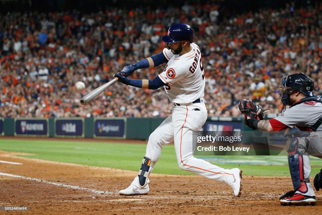 League Championship Series - Boston Red Sox v Houston Astros - Game Five