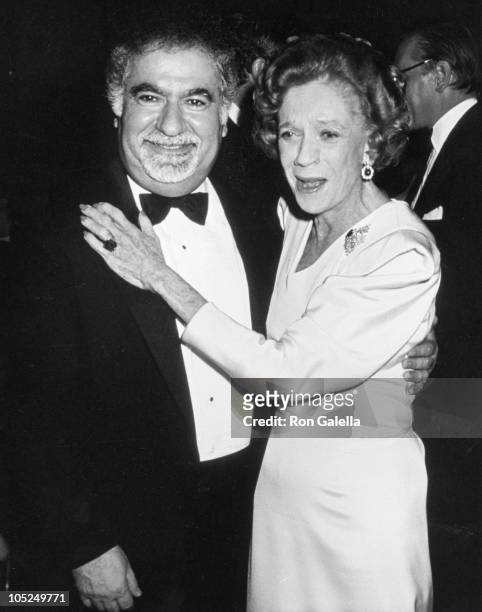 Brooke Astor & Vartan Gregorian during Henry Street Settlement Benefit Gala at The Plaza Hotel in New York City, New York, United States.