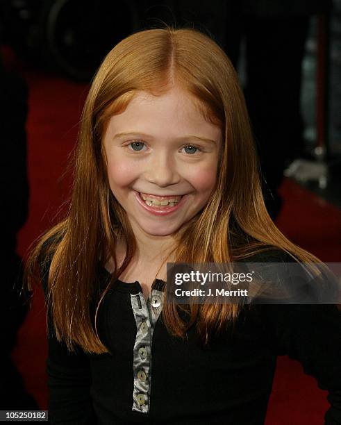 Liliana Mumy during "Cheaper By The Dozen" World Premiere at Mann's Grauman Chinese Theatre in Hollywood, California, United States.