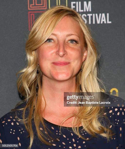 Amy Greene attends the 2018 Downtown Los Angeles Film Festival - 'All Creatures Here Below' 'Original Sin' And Perception' Press line held at Regal...