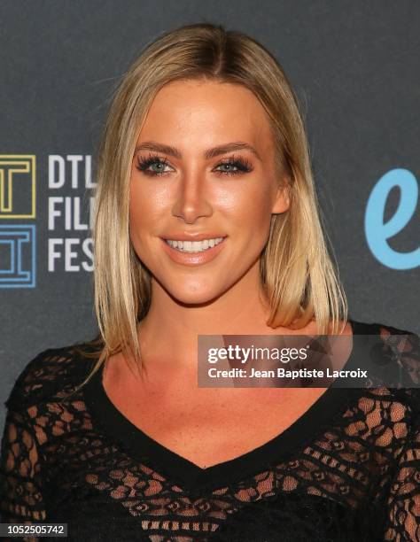 Karla Madsen attends the 2018 Downtown Los Angeles Film Festival - 'All Creatures Here Below' 'Original Sin' And Perception' Press line held at Regal...