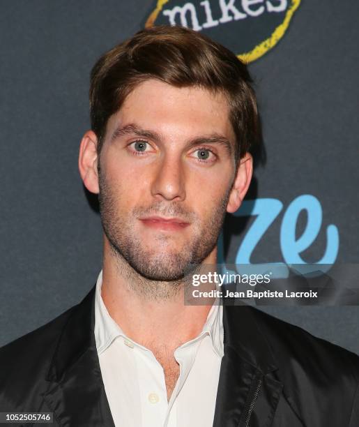 Max Curnin attends the 2018 Downtown Los Angeles Film Festival - 'All Creatures Here Below' 'Original Sin' And Perception' Press line held at Regal...