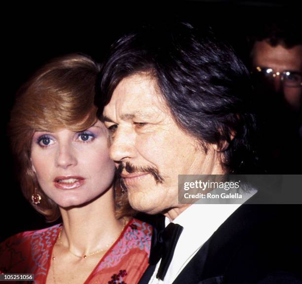 Jill Ireland and Charles Bronson during "Man of La Mancha" Premiere in Los Angeles - March 8, 1978 at Pantages Theater in Los Angeles, California,...