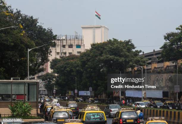 Union Minister for Minority Affairs Mukhtar Abbas Naqvi unfurled Indias highest tricolour on the terrace of the majestic Haj House, on October 17,...