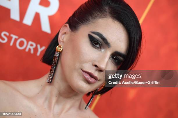 Brittany Xavier attends the amfAR Gala Los Angeles 2018 at Wallis Annenberg Center for the Performing Arts on October 18, 2018 in Beverly Hills,...