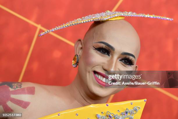 Ongina attends the amfAR Gala Los Angeles 2018 at Wallis Annenberg Center for the Performing Arts on October 18, 2018 in Beverly Hills, California.