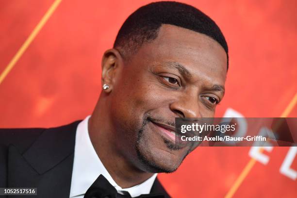 Chris Tucker attends the amfAR Gala Los Angeles 2018 at Wallis Annenberg Center for the Performing Arts on October 18, 2018 in Beverly Hills,...