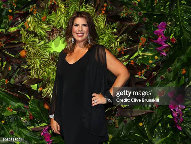 Jennifer Capriati of the United States arrives during the Official Draw Ceremony and Gala of the BNP Paribas WTA Finals Singapore presented by SC...