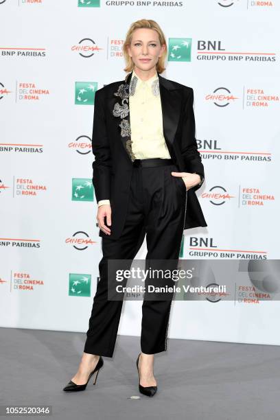 Cate Blanchett attends the "The House With A Clock In Its Walls" photocall during the 13th Rome Film Fest at Auditorium Parco Della Musica on October...