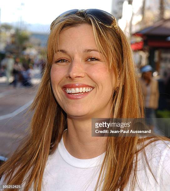 Brooke Langton during "Kiss The Bride" Cast Raise Funds for City Hearts at The Grove in Los Angeles, California, United States.
