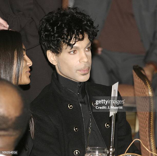 Prince and wife Manuela Testolini during 2nd Annual AEC Grammy Sunday Brunch at The Regent Beverly Wilshire Hotel in Beverly Hills, California,...